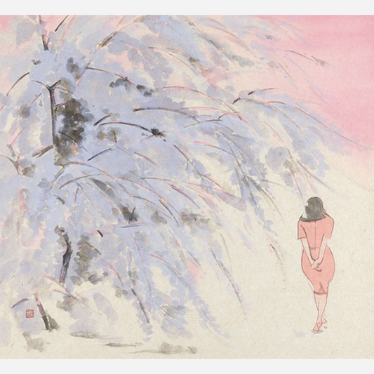 Spring Story Impressionist Landscape Decorative Painting Corridor Hospital Film and Television Shooting