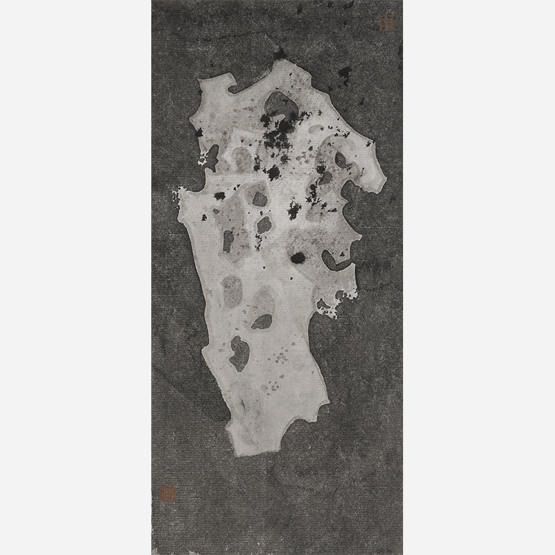 Abstract Ink Art - Monochrome Elegance - Sigurai