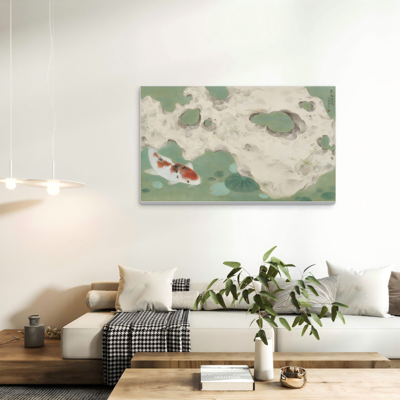 Colourful fish are an attractive subject for artwork