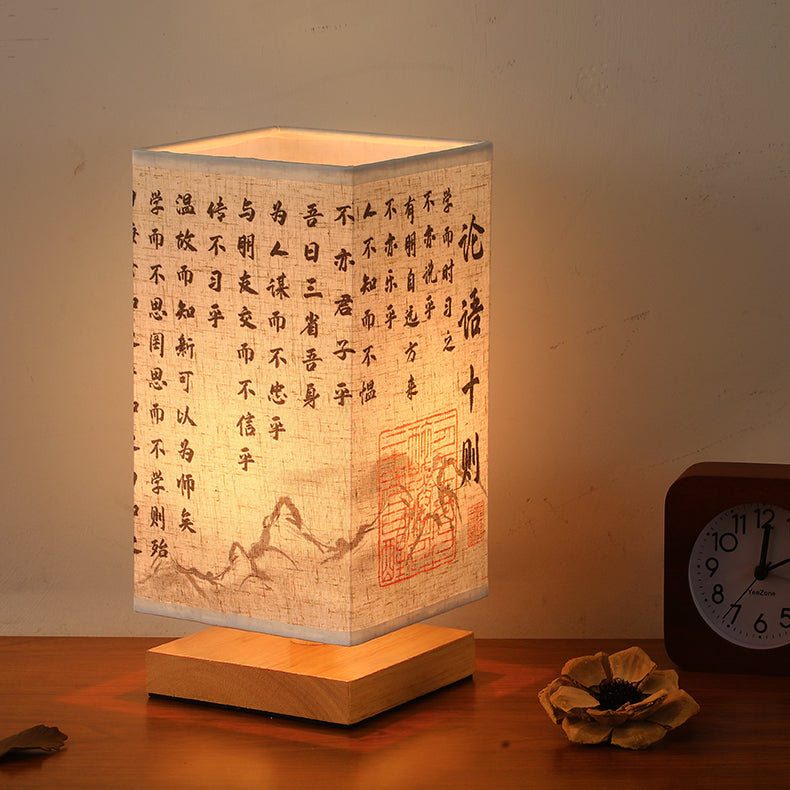 Confucius and his disciples (Ten Analects) with LED Light