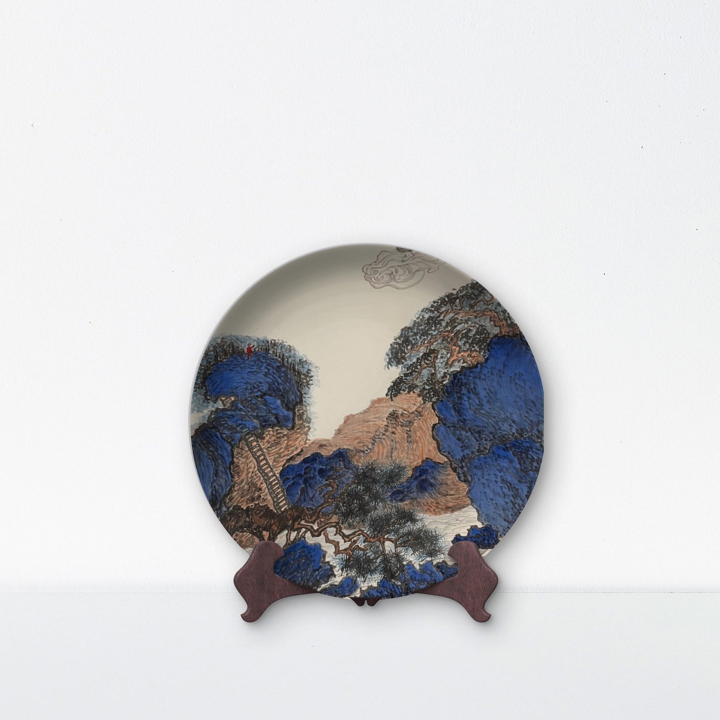Pattern coordinating Square Dinner Plates that are enhanced with an extra touch of shapely design.