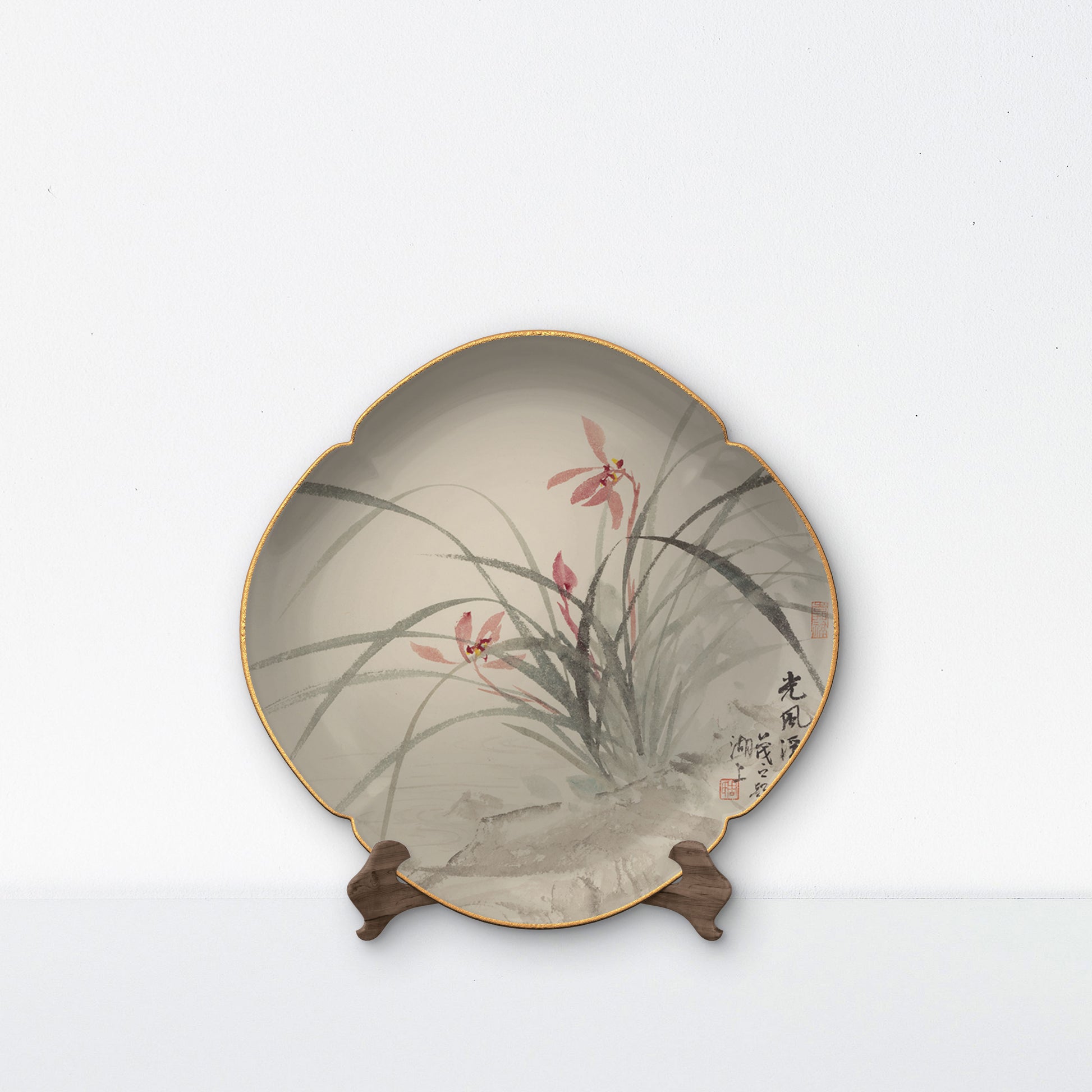 Global Collection Sigurai Art Dreams 1-piece Orchids Grass Porcelain Dinnerware Set