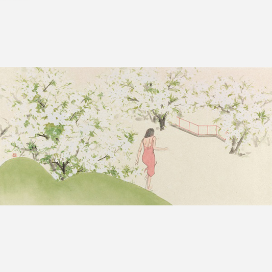 Only Spring Can Not Be Wasted - 27.56 x 14.17" - Sigurai