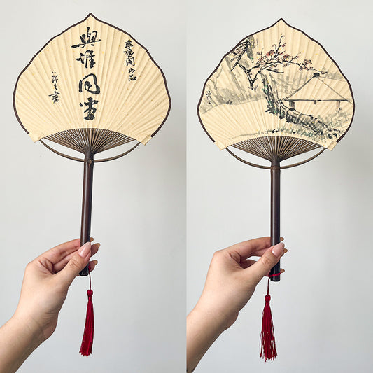 Convenient To Carry Chinese Paper Hand Fans On Sale
