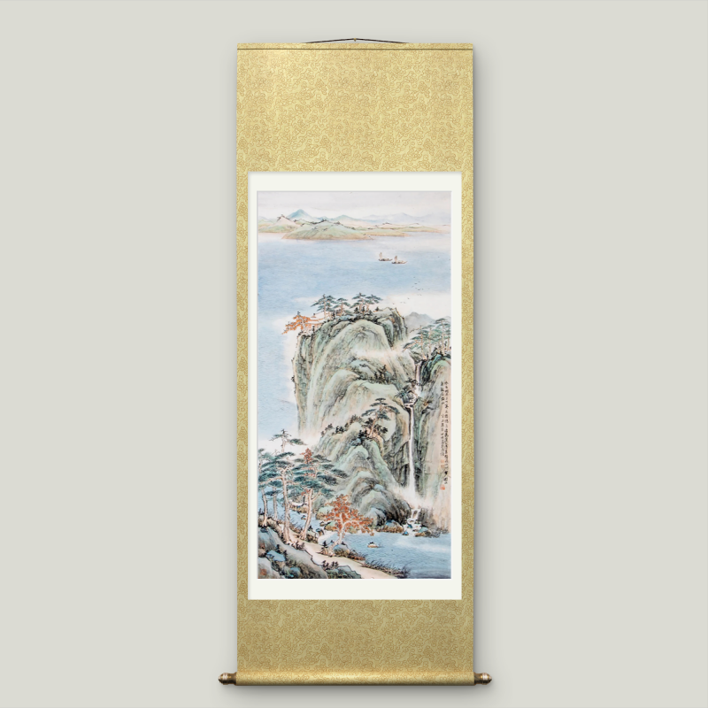 Asian-themed landscape wall art