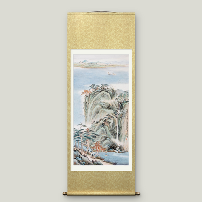 Asian-themed landscape wall art