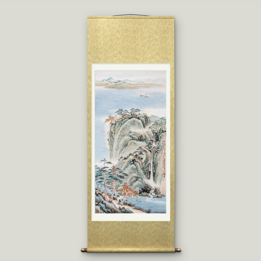 Asian-themed landscape wall art