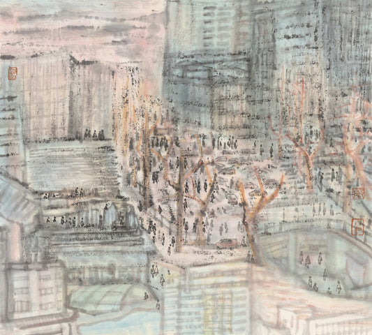 Chen Xiaoming - Longxiang Bridge(2024) | 17.72 x 15.94"