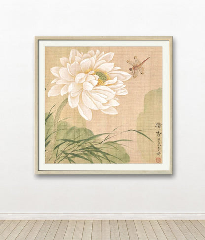 Dragonfly Steals Fragrance - 12.99 x 12.99" - Sigurai