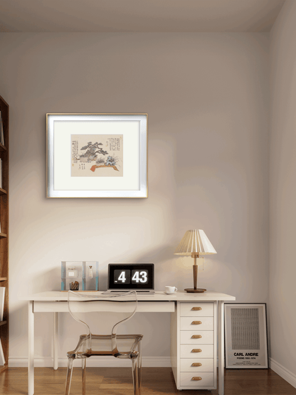 Small-sized landscape paintings with an Oriental Asian theme