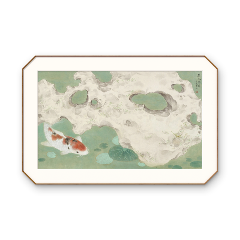 Carp Swimming In Water | 18.9 x 31.5
