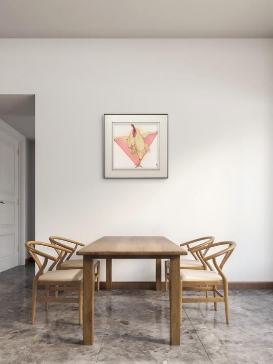 Modern simple animal rooster restaurant decorative painting