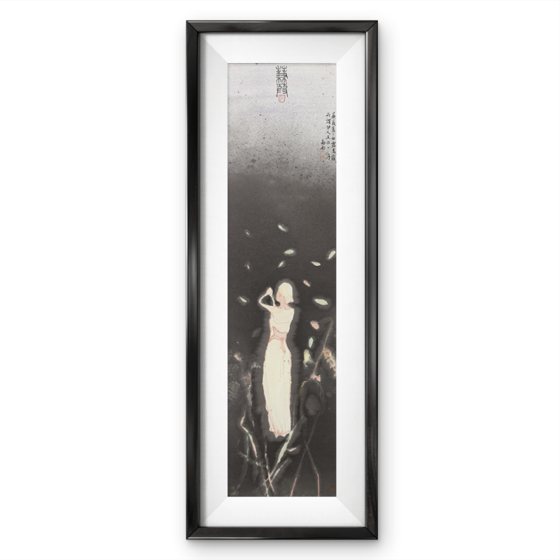 modernist vertical black Figure female Paintings