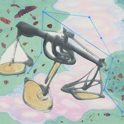  Constellation Series Libra Scales Wall Art 