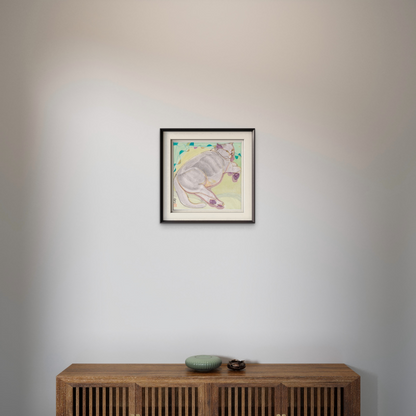 Modern simple cat children's room restaurant decorative painting