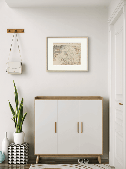 Small-sized ink landscape paintings with an Oriental/Asian theme