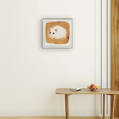 Modern simple Chinese zodiac animal mouse living room decorative painting