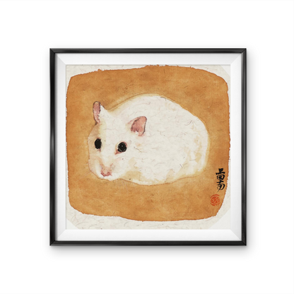 Modern simple Chinese zodiac animal mouse living room decorative painting