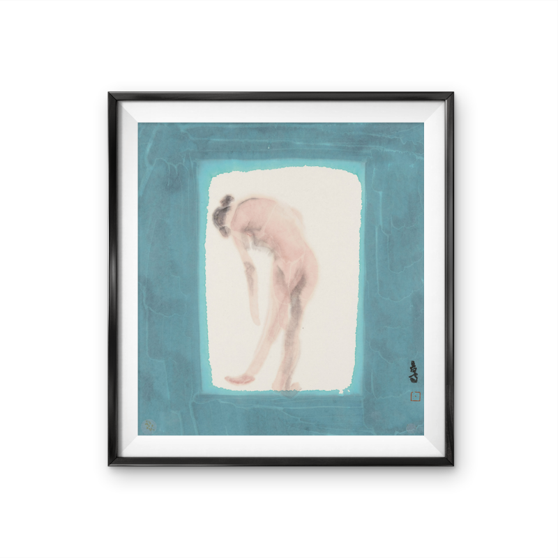 Renaissance Female Nude Portrait Print Art for Wall