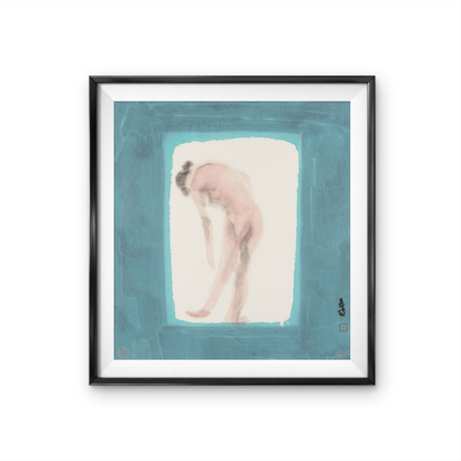Renaissance Female Nude Portrait Print Art for Wall
